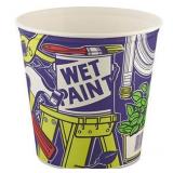 SOLO Cup Company 165 Oz Double Wrapped Unwaxed Paper Buckets, White, 100 count