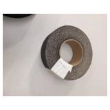 Anti-Slip Tape: Coarse, 60 Grit Size, Solid, Black, 2 in x 60 ft, 0.7 mil Tape Thick, Rubber