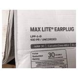 Contoured-T Ear Plug Dispenser Refill, 30 dB Noise Reduction Rating NRR, M, Green