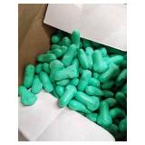 Contoured-T Ear Plug Dispenser Refill, 30 dB Noise Reduction Rating NRR, M, Green