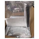 Disposable Face Shield Assembly: Hook-and-Loop, Polyester, Anti-Fog, Clear