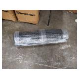 Drainage Runner, 15 ft L, 3 ft W, 1/2 in Thick, Rectangle, Black