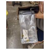 Transparent Vinyl Welding Screen, 6 ft H x 8 ftW x 0.014 in Thick, Clear