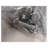 Hex Lag Screw, Zinc, 1/2x2 L