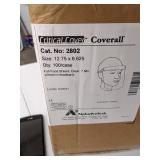 Disposable Face Shield Assembly: Hook-and-Loop, Polyester, Anti-Fog, Clear