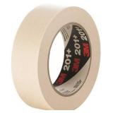 6Rolls 3M 201+ Masking Tape,Tan,1-7/8 in. x 60 yd
