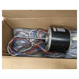 Room Air Conditioner Motor, 1/4 HP, Permanent Split Capacitor, Nameplate RPM 1,625