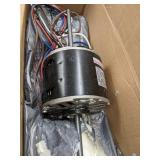 Room Air Conditioner Motor, 1/4 HP, Permanent Split Capacitor, Nameplate RPM 1,625
