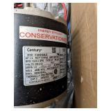 Room Air Conditioner Motor, 1/4 HP, Permanent Split Capacitor, Nameplate RPM 1,625