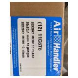 LEED/Green Pleated Air Filter, 20x20x1, MERV 13, High Capacity, Synthetic, Beverage Board