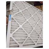 LEED/Green Pleated Air Filter, 20x20x1, MERV 13, High Capacity, Synthetic, Beverage Board
