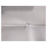 Straight Wall Container, Gray, 7 1/2 inH x 48 inL x 15 inW