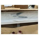 Filtered Return Air Grille, Removable Face, White, 14 in Max. Duct Height (In.)