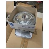 GE Incandescent 250-Watt, Br40 Clear Heat Lamp Light Bulb, 4 Year Life, E26 Medium Base, 6pk