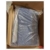 OSP Home Furnishings Main Street Woven Indigo Chair with Interlace Weave Fabric and Espresso Finish Wood Arms by Ave Six