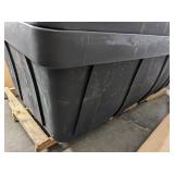 373 Gallon, Horizontal Tank Spill Containment Sump With No Drain, Black