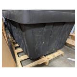 373 Gallon, Horizontal Tank Spill Containment Sump With No Drain, Black