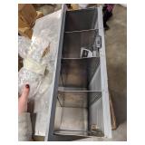 Salisbury 3504ARU recess mounted vertical mailbox with four doors