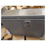 Salisbury 3504ARU recess mounted vertical mailbox with four doors
