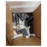 Plow Bolt: Steel, Grade 8, Black Oxide, 1"-8 Thread Size, 3 in Fastener Lg