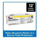 SCOTCH MFB-12 Painters Plastic Plus,12 ft. x 400 ft.