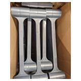 Freestanding Open Plastic Shelving 14-3/8 W x 20 D x 48 H 200 lb Load Cap. 5 Shelves Gray