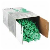 Contoured-T Ear Plug Dispenser Refill, 30 dB Noise Reduction Rating NRR, M, Green