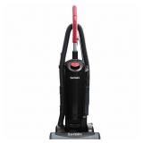 Upright Vacuum, Disposable Bag, 15 in Cleaning Path Width, 135 cfm, 18 lb Weight, 120 V Voltage
