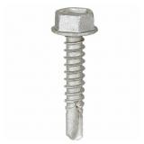 3/4 in Steel Self Drilling Screw with Hex Washer Head Type and Climaseal Finish