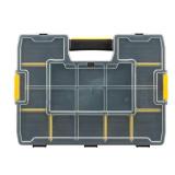 STANLEY Adjustable Compartment Box,Plastic,Black STST14027