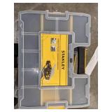 STANLEY Adjustable Compartment Box,Plastic,Black STST14027