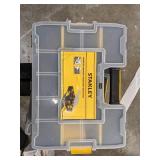 STANLEY Adjustable Compartment Box,Plastic,Black STST14027