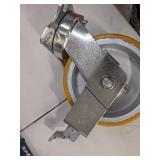 Retail: $328 Kingpinless Plate Caster, Swivel, Polyurethane, 2500 lb, 8 in Wheel Dia.