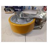 Retail: $328 Kingpinless Plate Caster, Swivel, Polyurethane, 2500 lb, 8 in Wheel Dia.