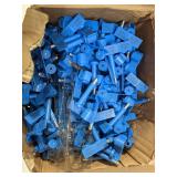 Bolt Seals, Plastic, Blue