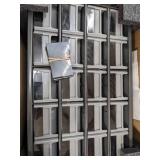 Drawer Bin Cabinet: 17 in x 11 in x 11 in, 20 Drawers, Stackable, Steel, 40 Dividers, Gray
