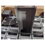 Drawer Bin Cabinet: 17 in x 11 in x 11 in, 20 Drawers, Stackable, Steel, 40 Dividers, Gray