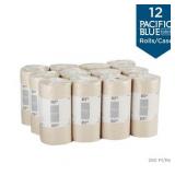 Georgia Pacific Professional Pacific Blue Basic Jumbo Perforated Kitchen Roll Paper Towels, 11 x 8.8, Brown, 250/Roll, 12 Rolls/Carton -GPC28290
