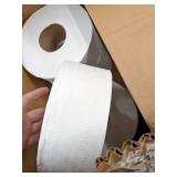Toilet Paper Roll, Tough Guy, Jumbo Core, 2 Ply, 3 3/8 in Core Dia., PK 12