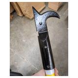 Pike Pole, Round, 4 ft Handle Length, Drop Forged High Carbon Steel Head Material