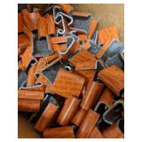 Regular Duty Seals, Open Seals, Fits Strap Width 1/2 in, Flat Seal Surface Type, Steel