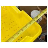 yellow stackable bins 2pk