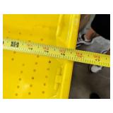 yellow stackable bins 2pk