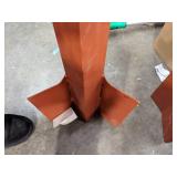 Tapco 23-VR3B V-Loc Traffic Post Breakaway Soil Anchor, 2-3/8" OD Round Post