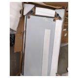 Retail: $375 Fixed Height Work Table, Stainless Steel, 24 in Depth, 34 1/2 in Height, 48 in Width,600 lb Load Cap