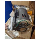 Belt Drive Motor, 1/2 HP, Split-Phase, Nameplate RPM 1,725, No. of Speeds 1