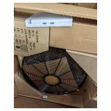 24 in, Light-Duty Quiet-Design Industrial Fan, Oscillating, Stationary, Wall, 115V AC