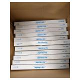 General Use Pleated Air Filter, 24x24x2, MERV 8, High Capacity, Synthetic, Beverage Board