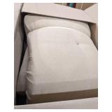 Kali 6 Inch Thermobonded High Density Polyester Fill Futon Mattress, Full, Tan Microfiber