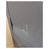 Retails: $1100 Wardrobe Locker: 36 in x 18 in x 72 in, Louvered, 3 Tiers, 3 Units Wide, Padlock Hasp, Steel